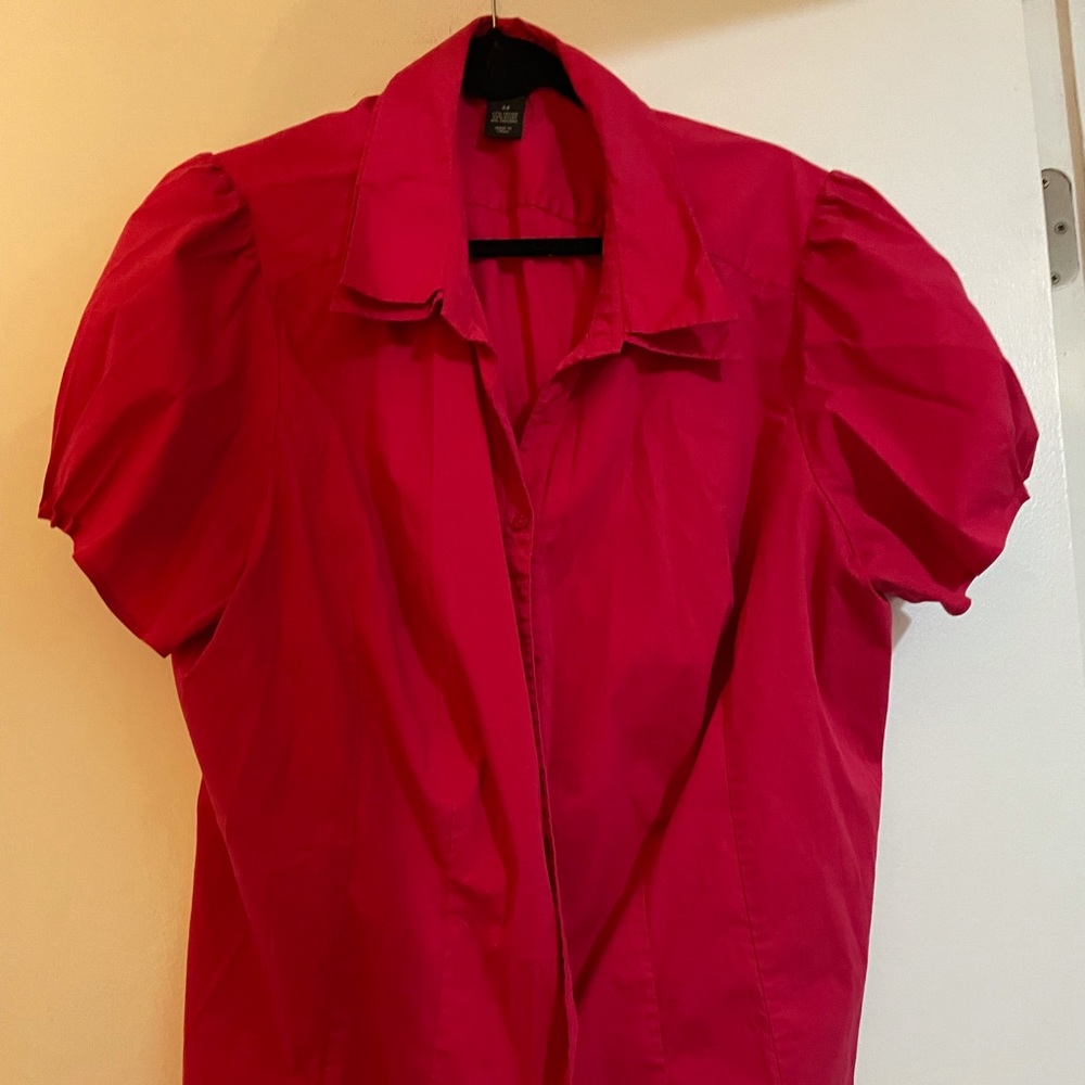 Pink Lane Bryant button shirt